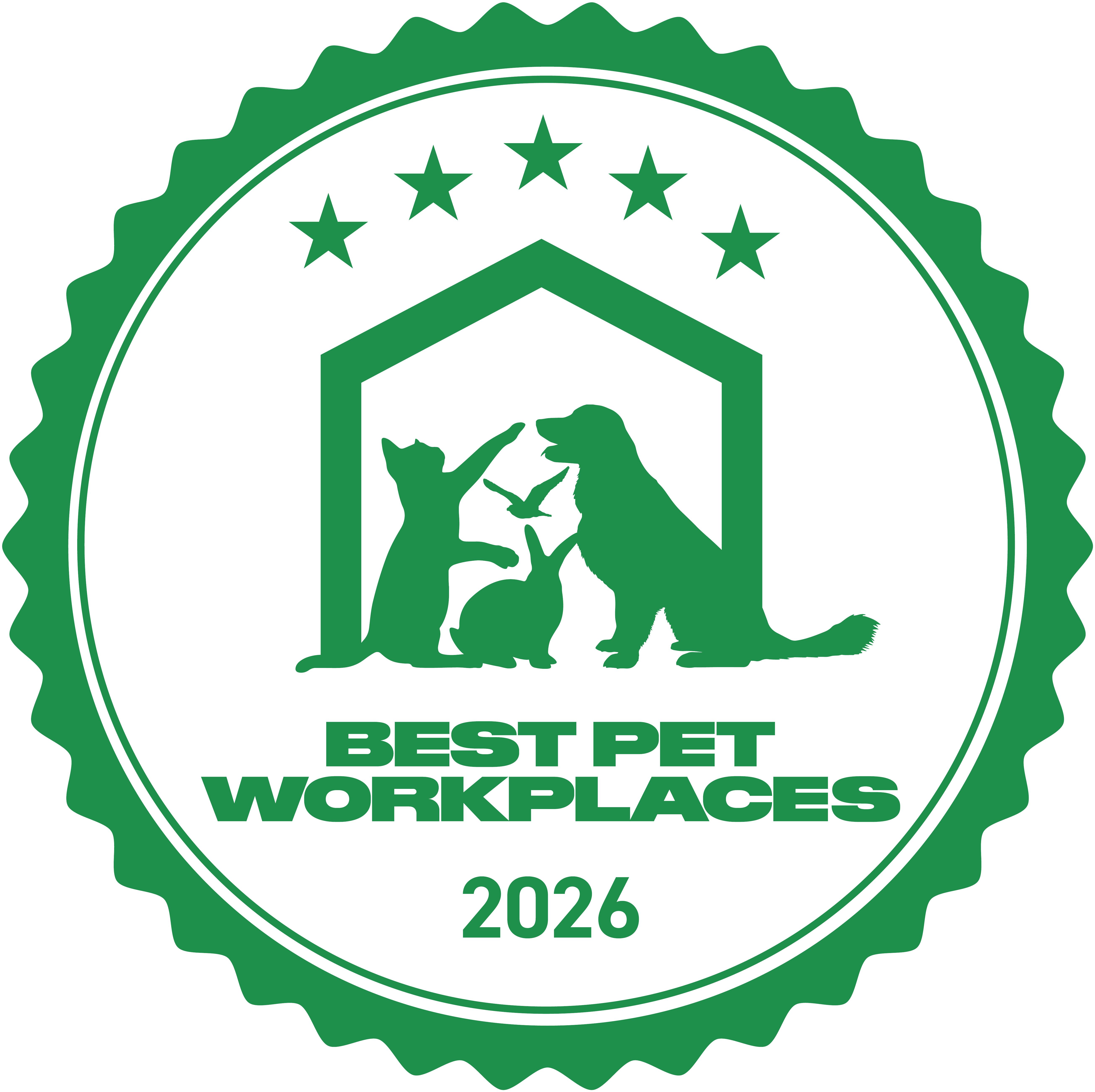 Best Pet Workplaces Certification badge
